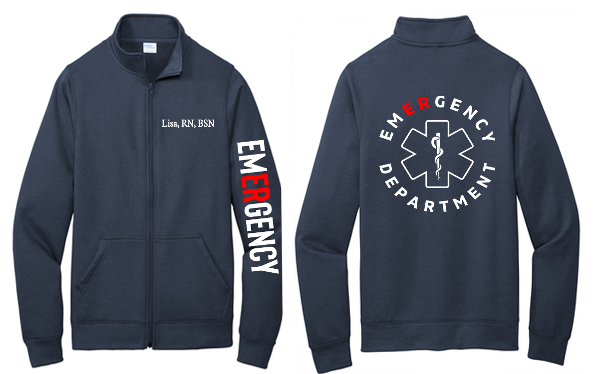 Emergency Room Cadet Zip Up Jacket