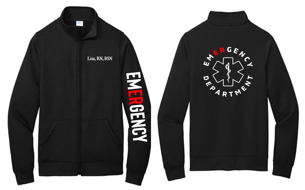 Emergency Room Cadet Zip Up Jacket