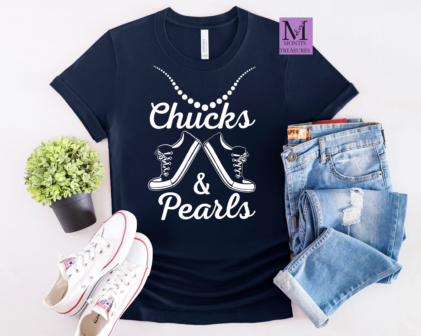 Chucks And Pearls Shirt Kamala Harris Shirt