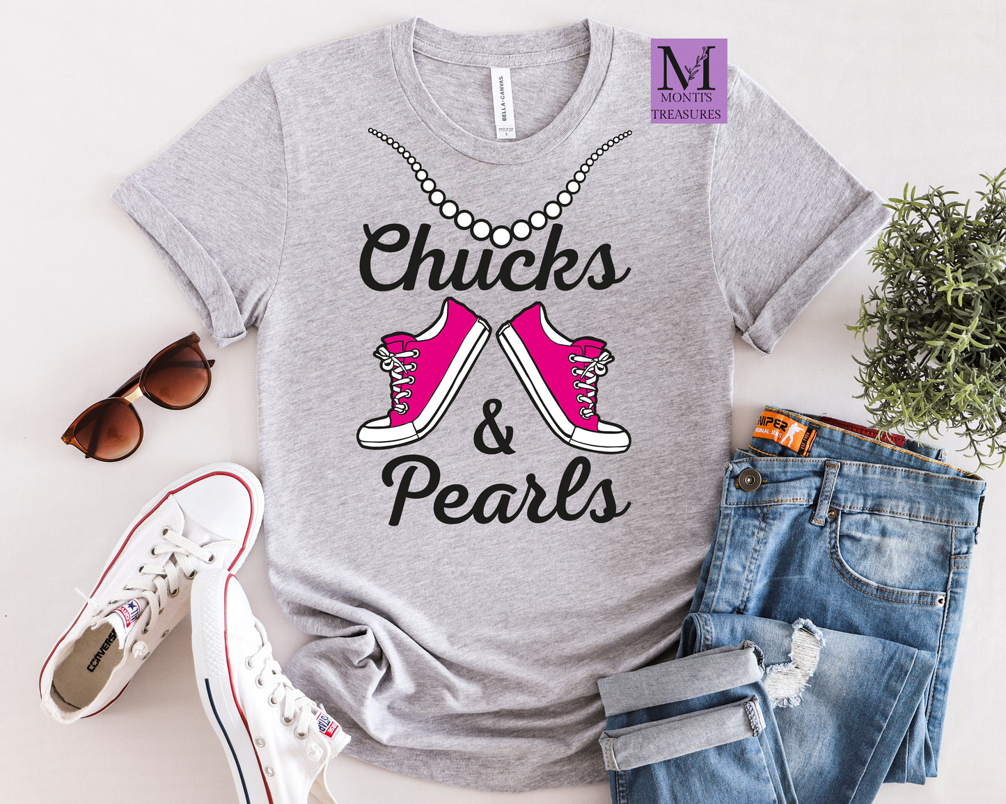 Chucks And Pearls Shirt Kamala Harris Shirt